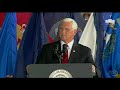 Vice President Pence Delivers Remarks at an Honorable Carry Ceremony