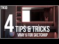V-ray 5 for Sketchup | 4 RENDER TIPS for Realistic Interior | Vray Creative Tools