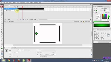Tutorial Flash  Membuat Animasi Bola Memantul di Dinding