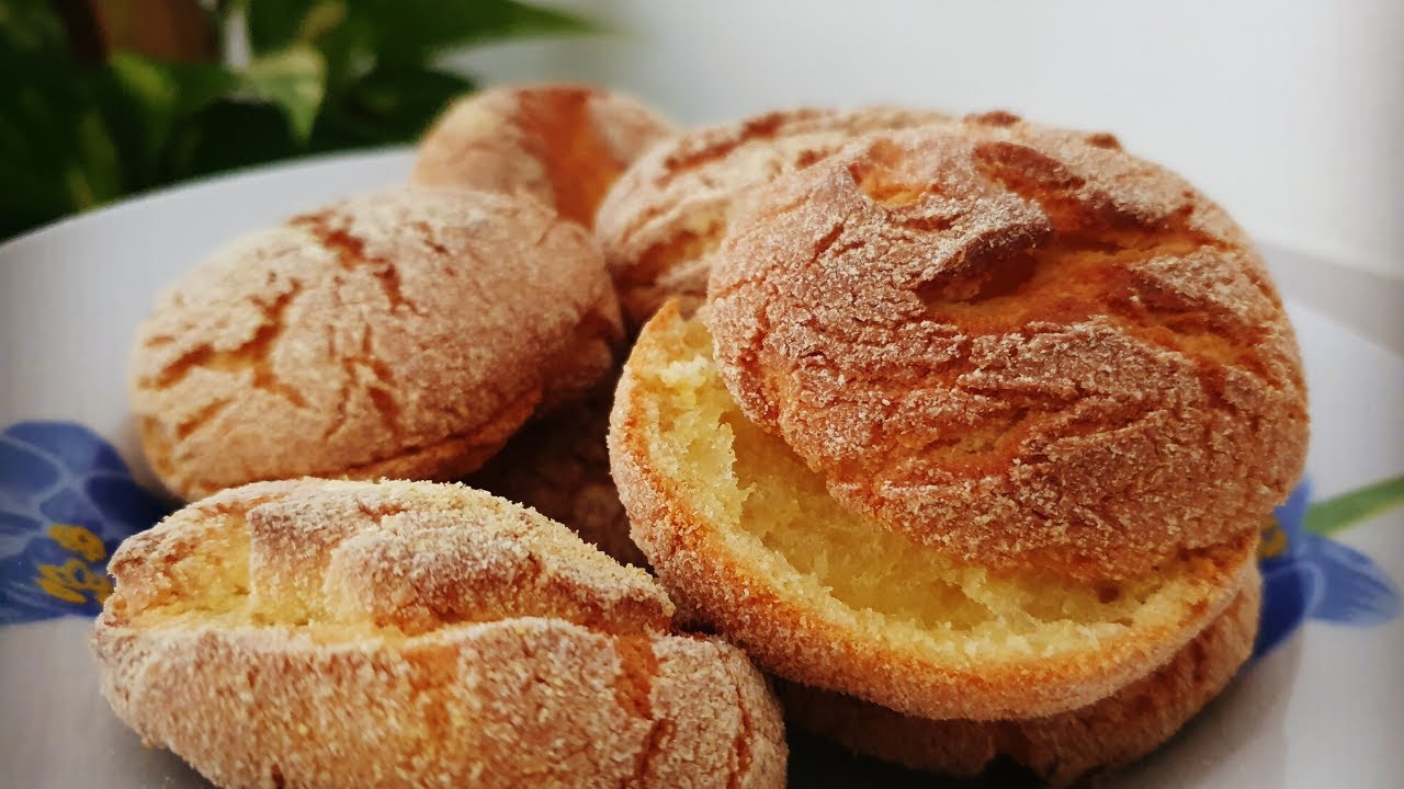 Broinha de fubá aerada. Quitanda mineira simplesmente deliciosa!