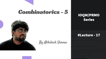 Combinatorics - 5| Geometrical Problems | IOQM/PRMO | Lecture - 17 | Abhilash Verma