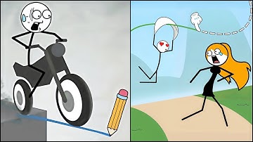 Draw Bridge Puzzle VS Draw Fly Weegoon - All Levels SpeedRun ep 1