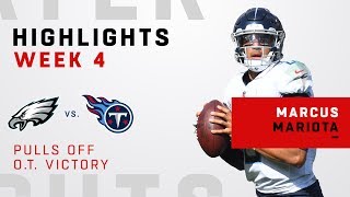 Marcus Mariota Pulls Off Huge OT Victory Over Philly!