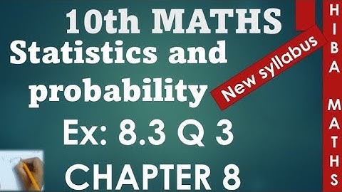 10th maths chapter 8 exercise 8.3 question 3 tn samacheer hiba maths