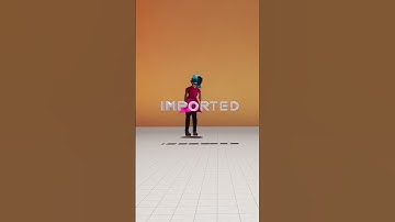 3D Animated character imported into a game. gamedev in unreal engine.
