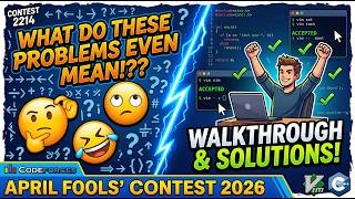 Famous Codeforces April Fools Day Contest 2026 Walkthrough & Solutions | Solved A, B, D. Wealth