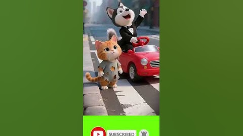 Shocking! Poor kitten has the Transformer Bumblebee! #cat #kitten #kitty #shorts #cats #ai #story