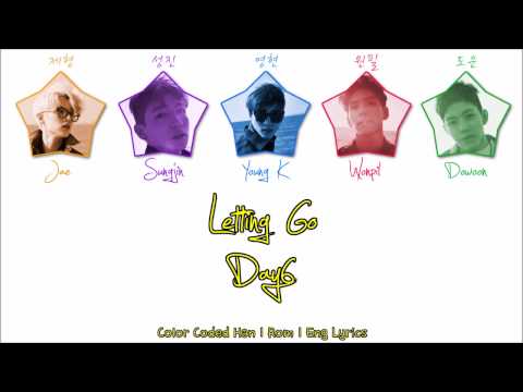 Day6 - Letting Go(놓아 놓아 놓아)  [Color Coded Han|Rom|Eng Lyrics]