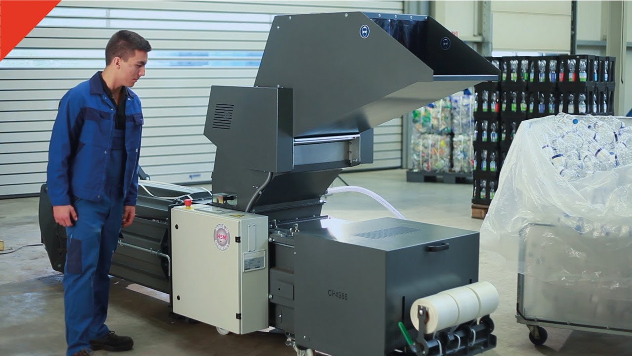 HSM PET CP 4988 – Effiziente Crusher-Pressen-Kombination für PET-Recycling