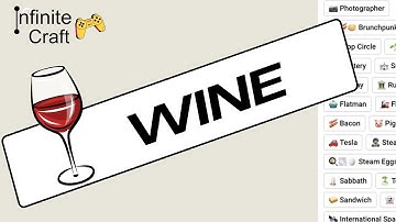 How to make wine in infinite  craft recipe #infinitecraft  #recipies