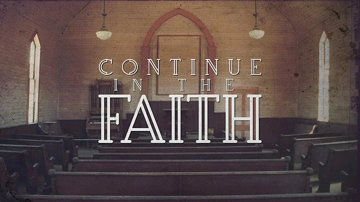 Continue In The Faith | Guest Rev. Julie Duvall fr...