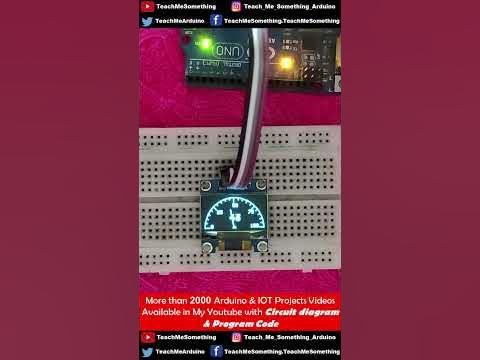 Arduino OLED Gauage animation || Arduino OLED Graphics Display || Teach ...