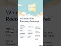 Recovery - Deleted a File by Accident
