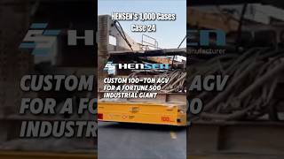 Heavy-Duty 100 Ton Agv Solution For Fortune 500 Client Outdoor To Indoor Transport Hensen