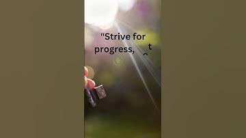 "Strive for progress, not perfection." #motivation #quotes