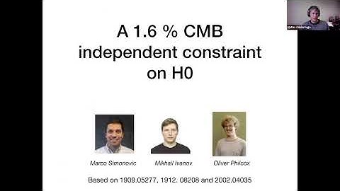 Matias Zaldarriaga - Modelling the clustering of matter on large scales (October 23, 2020)