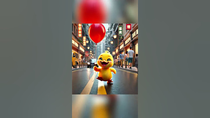 Cute duck playing with balloons reminds her of her family丨CAT丨CUTECAT丨AI丨AICAT丨PUPPY丨