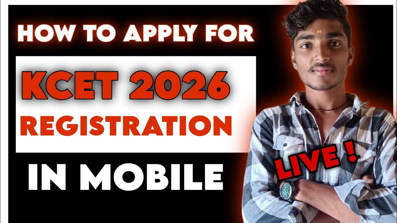 How🤔 to apply👆 KCET 2026 REGISTRATION LIVE APPLICATION IN MOBILE 📲 step by step guide 🤗