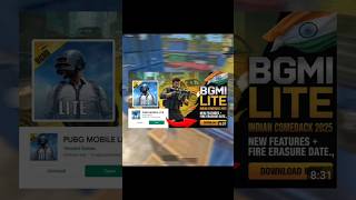 Bgmi Lite Comeing Soon ⚡ #shorts #bgmiindia #pubglite #pubgmobile