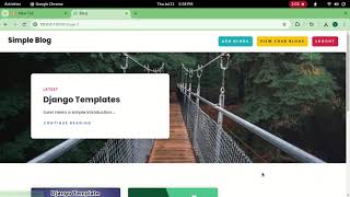 Improved Django Blog App