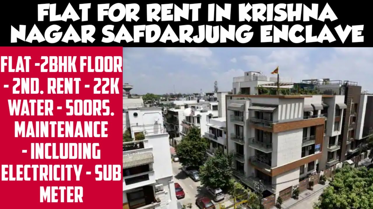 Bhk In Safdarjung Enclave For Rent 2025