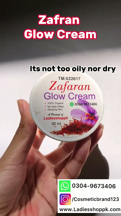 Zafran glow cream | whitening cream | Ladiesshoppk #faceglowcream #skinglow #skincare #faceproducts
