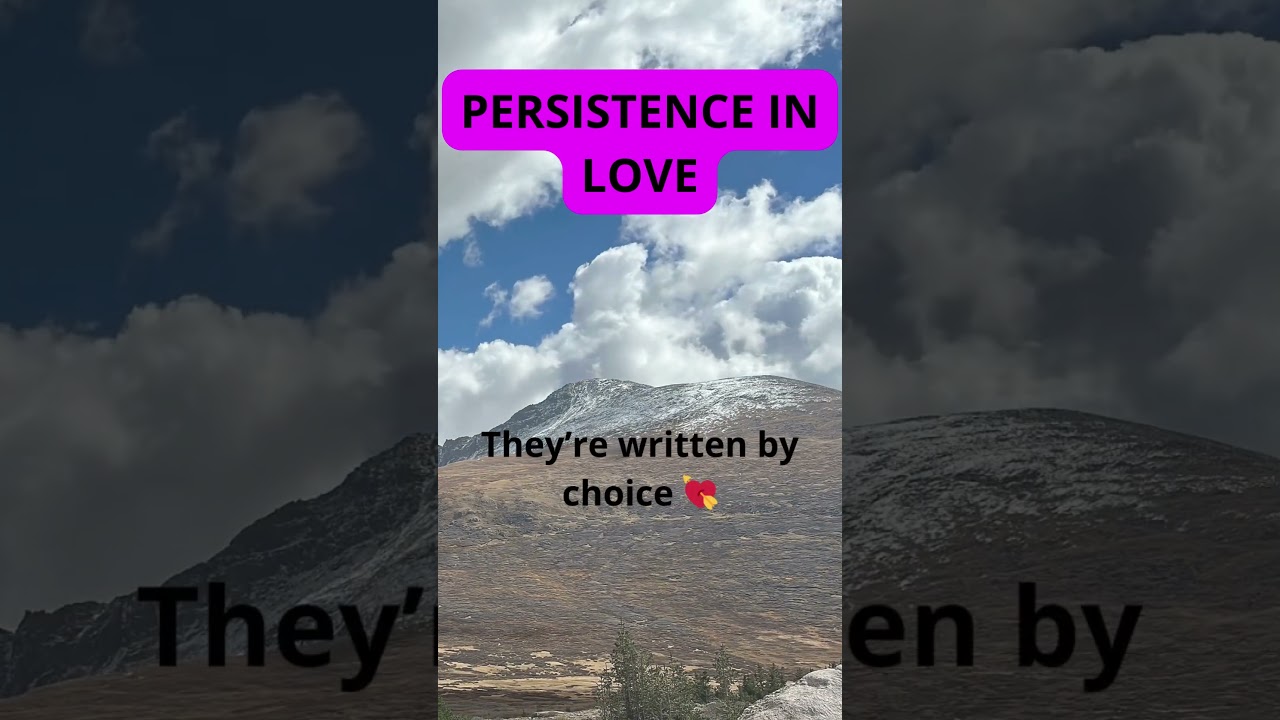 PERSISTENCE IN LOVE