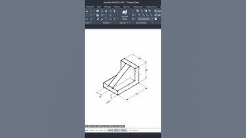 How to Apply Dimension in AutoCAD 3D #autocadd #autocad3d #dimensions