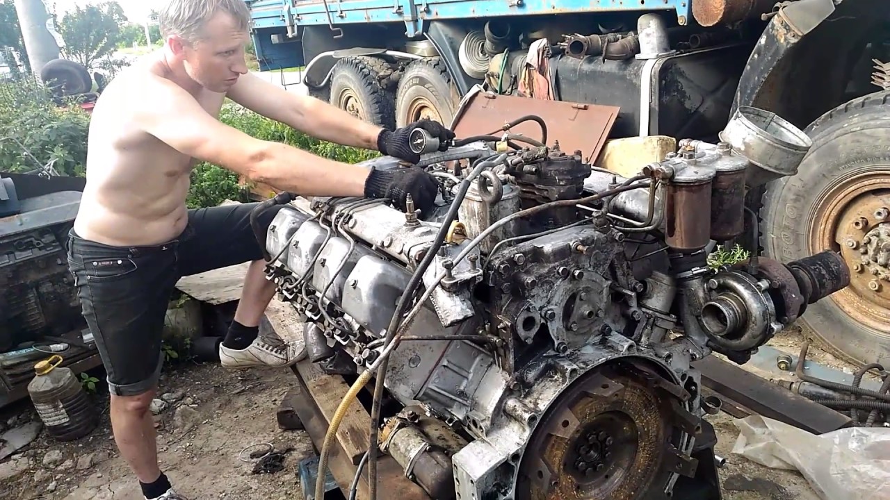 Двигатель камаз 740 запуск