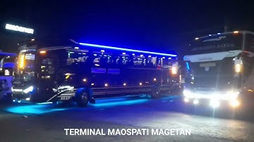 Jadwal Malam Bus Tunas Muda Terminal Maospati Magetan