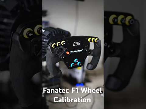 Fanatec ClubSport Steering Wheel F1 V2 Calibration. #fanatec #granturismo7 #clubsport #simracing