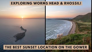 Rhossili bay & Worms Head | the best place to watch sunset on the Gower Peninsula by Chris Knight  4,589 views 2 years ago 6 minutes, 31 seconds