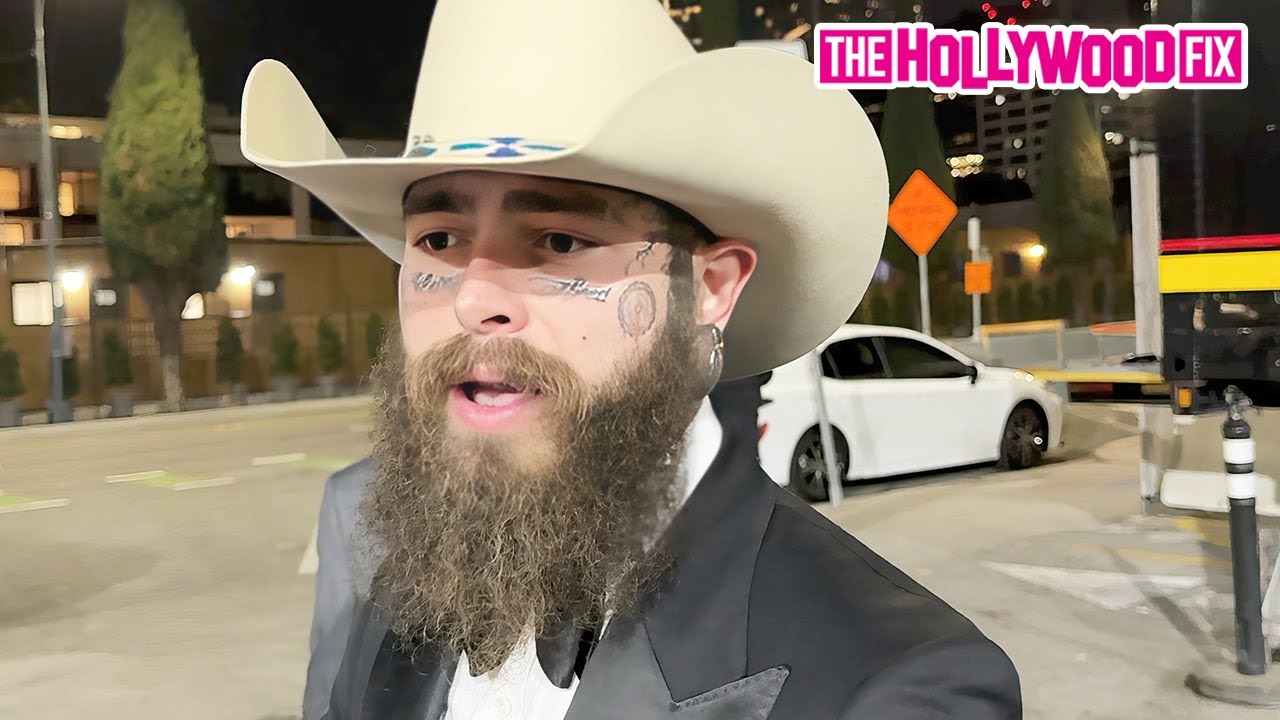 Post Malone Escorts Alicia Keys, Praises Firefighters, and Signs Autographs in Los Angeles