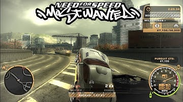 Need for speed Most Wanted  - Blacklist 7, police chase