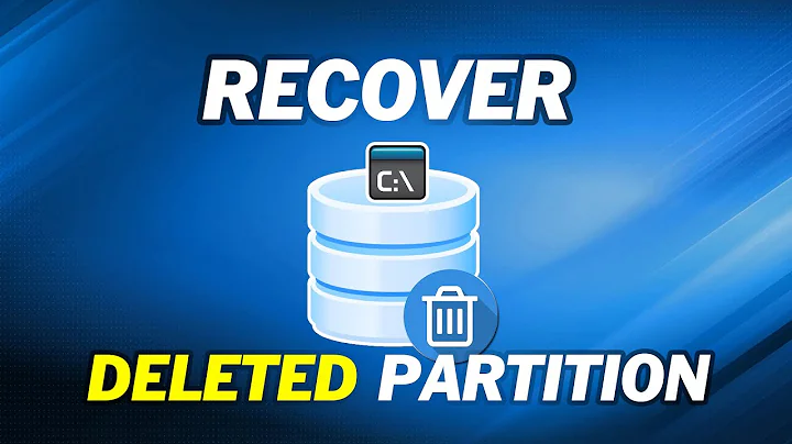 How to Recover Deleted Partitions Using CMD