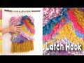 Idea para usar SOBRANTES de lanas: LATCH HOOKING (colgante o más) 💡/ Tejiendo Perú