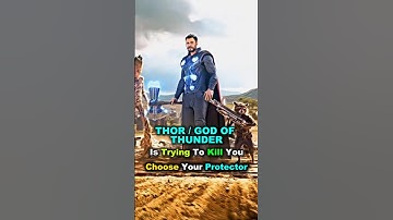 Choose Your Protector Against THOR /GOD OF THUNDER🤔||#shorts #sentry #void #marvel #avengers #dc
