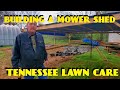 Building A Temporary Mower Shed!!