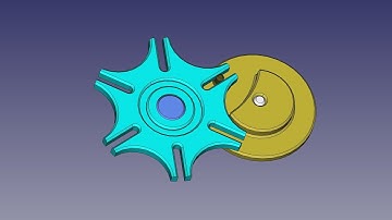 FreeCAD Tutorial Assembly 4 Geneva Mechanism and Animation (Assembly4)