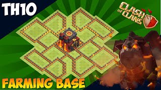 New Best Th10 Dark Elixir Farming Base 2021 With Link Protect Your Dark Elixir Clash Of Clans