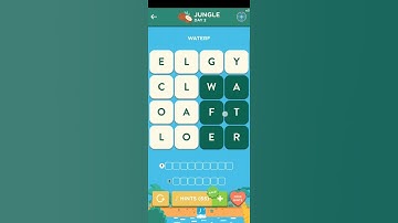 Wordbrain 2 Jungle Event Day 2 2022 Answers