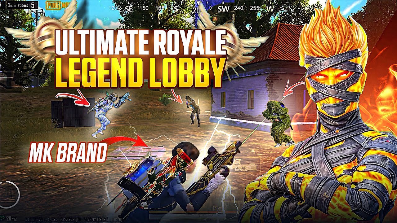 1v4 Clutches in Ultimate Royale Legend Lobby 🤯 + Last Circle Intense ...