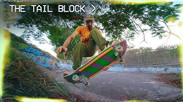 How To Do a TAIL BLOCK! Skateboarding Trick Tip