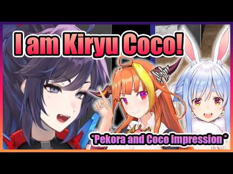 Kson Did a Perfect Pekora Impression Then Tried to Imitate Kiryu Coco【VTuber】
