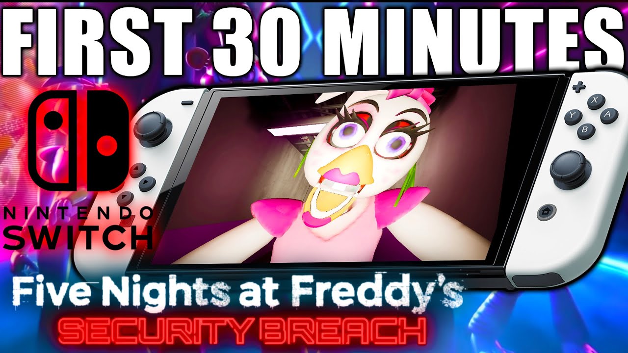 FNAF: Security Breach - Nintendo Switch ver Gameplay (Demo) 