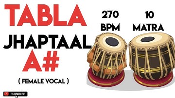 JhapTaal Tabla Loop 270 Bpm | A# Scale| Female | 10 Matra | #muzzico