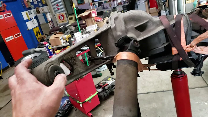 Ford Boy Removes Rear End From A 1981 Corvette!