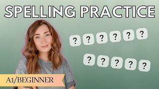 listening and spelling practice | practise spelling English words | ESL EFL | HOW TO ENGLISH