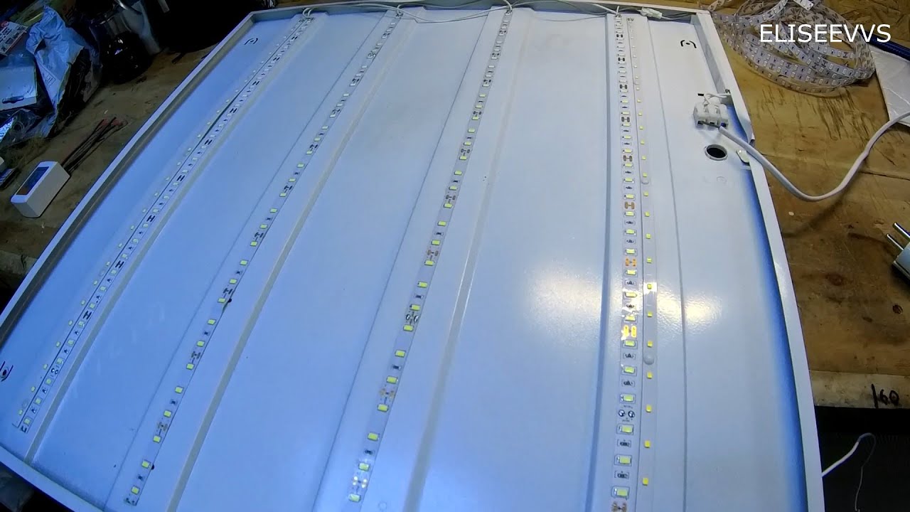 ремонт светодиодного светильника своими руками - YouTube