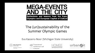 The (un)sustainability of the Summer Olympic Games by Eva Kassens-Noor screenshot 1